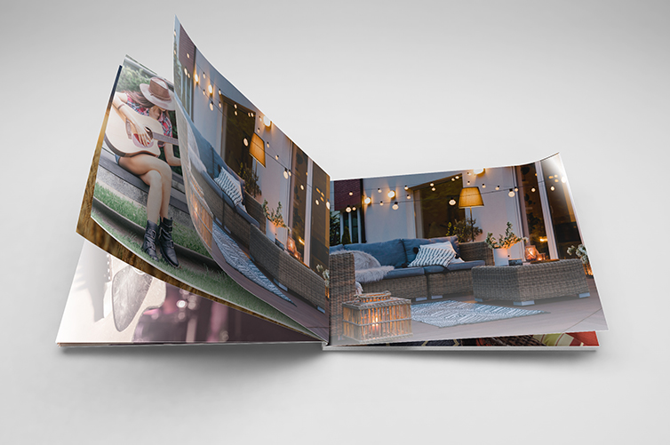 Landscape format magazine