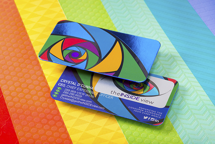 cold foil colored edges