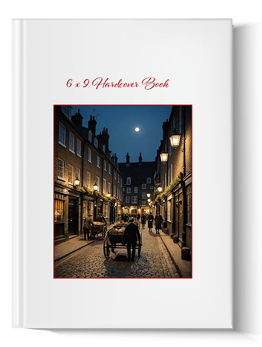 white 6x9 hardcover