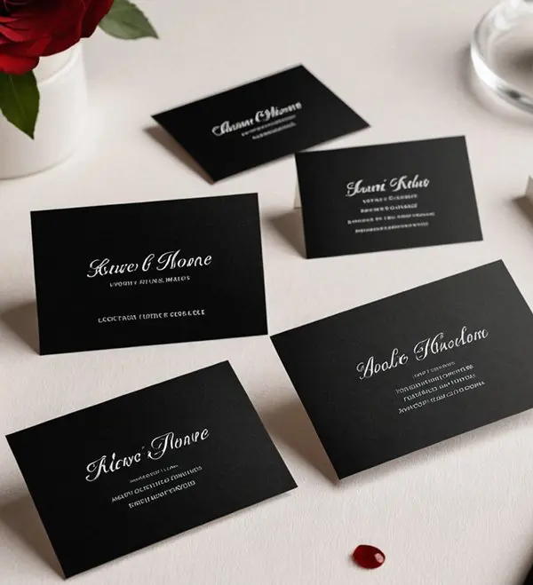 Black Business Cards